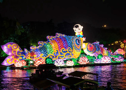 年年有魚——水上花燈